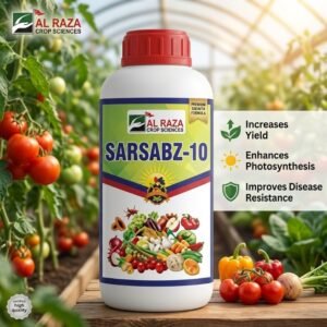 Before and after results of using Sarsabz-10 micronutrient fertilizer – higher yield and greener crops in Pakistan