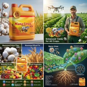 Nano Urea fertilizer in Pakistan increasing yield and minimizing urea waste on cotton wheat vegetable and fruit crops
